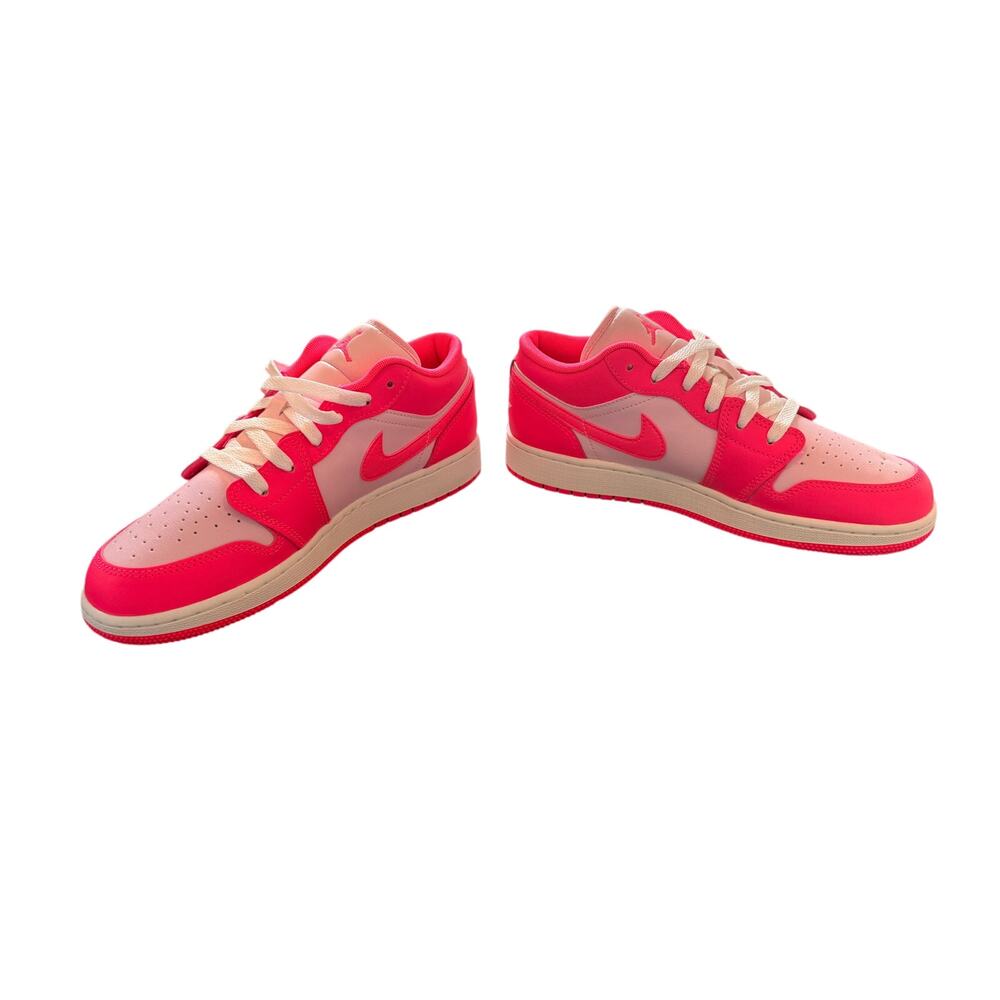 Nike Pink Air Jordan 1 Low Valentines Day Sneakers Size 8 - Picture 3 of 6